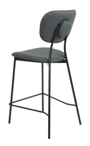 Button Midnight Blue Bar Stool