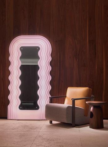 Ultrafragola Wave Mirror