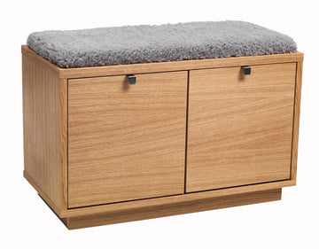 RO Confe Bench 2 Drawers Oak/Ash