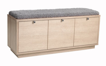 RO Confe Bench 3 Drawers White Pigmented/Ash