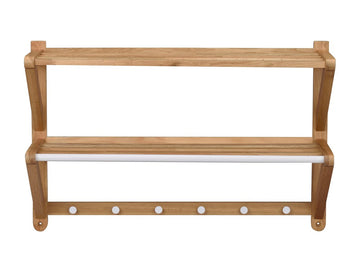 RO Met Hat Shelf Double Oak