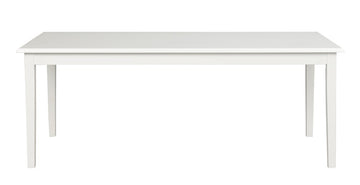 RO Koste Extending Dining Table Rectangular Large White