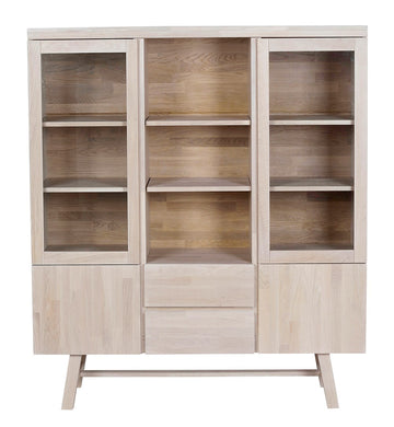 RO Brookl Display Cabinet White Pigmented