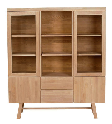 RO Brookl Display Cabinet Oak