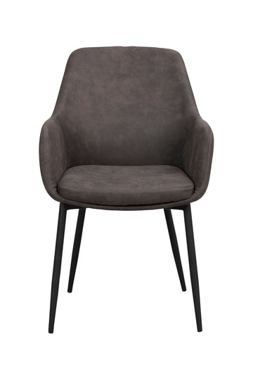 RO Reily Arm Chair Dark Grey/Black