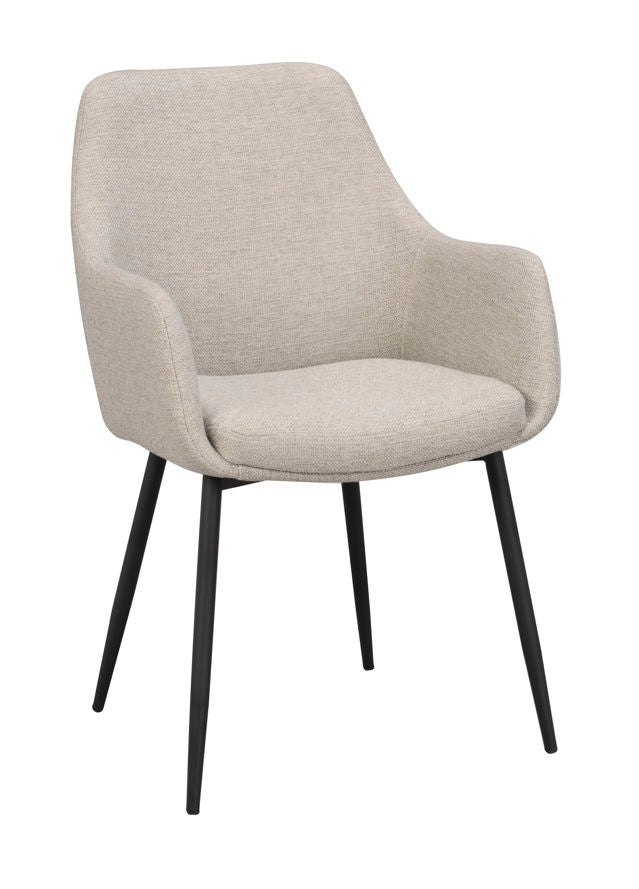 RO Reily Arm Chair Beige/Black