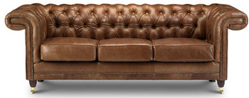 Boront -Martin Vintage Leather Sofa 3 - Kian Furniture