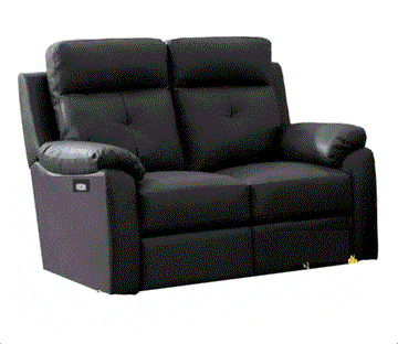 AM Milano 2 Seater Elec Anthracit