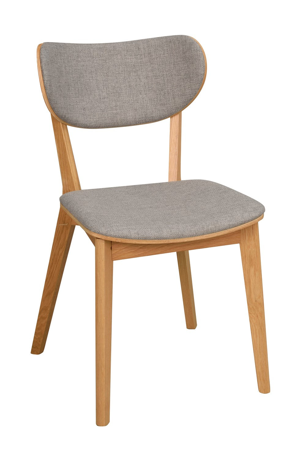 Kato Chair Oak/Light Grey