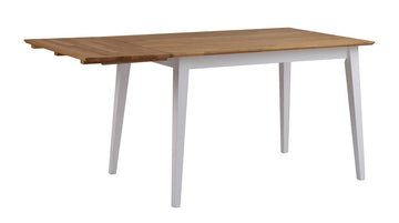 RO Filip Extending Dining Table Rectangular Small White