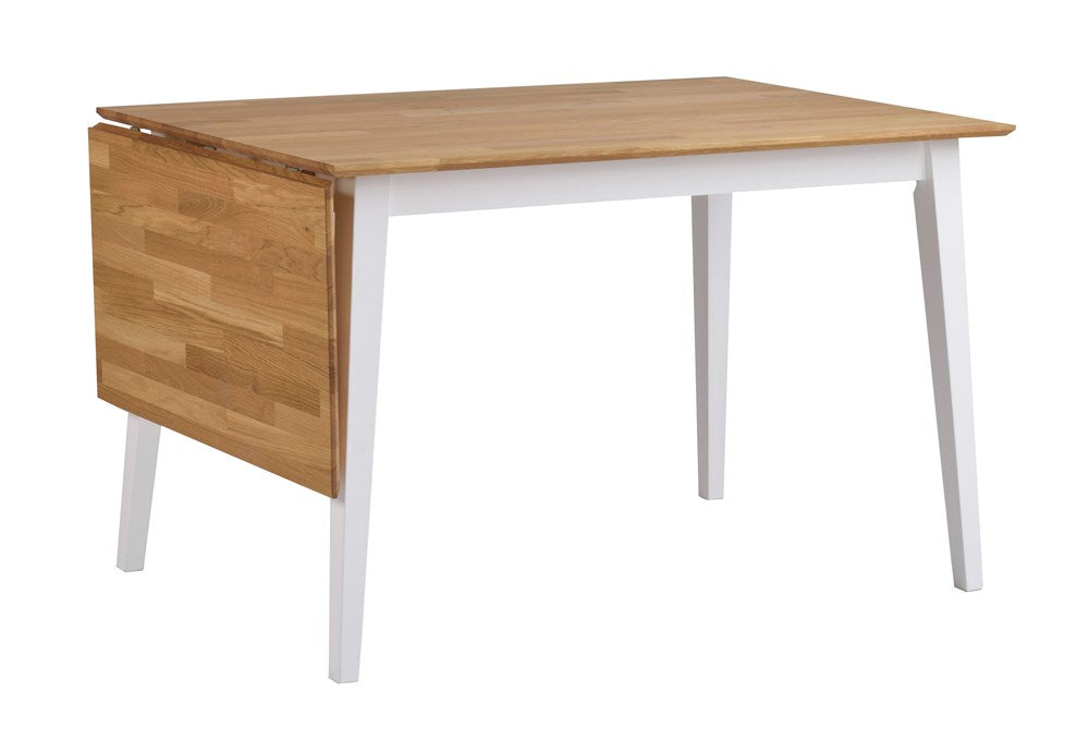 RO Filip Extending Dining Table Rectangular Small White