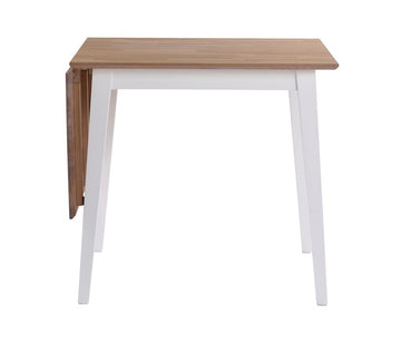 RO Filip Extending Dining Table Square White/Oak