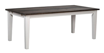 RO Nott Extending Dining Table White