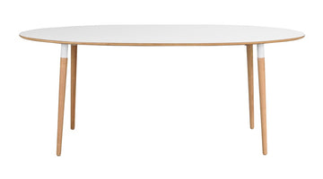 RO Fusio Dining Table Oval Oak