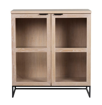 RO Everett cabinet Glass Small White Pigmented