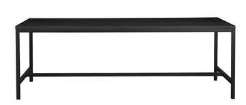 RO Everett Extending Dining Table 220x100 Black/Black