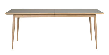 RO Dawsone Extending Dining Table Rectangular Grey/Whitewash