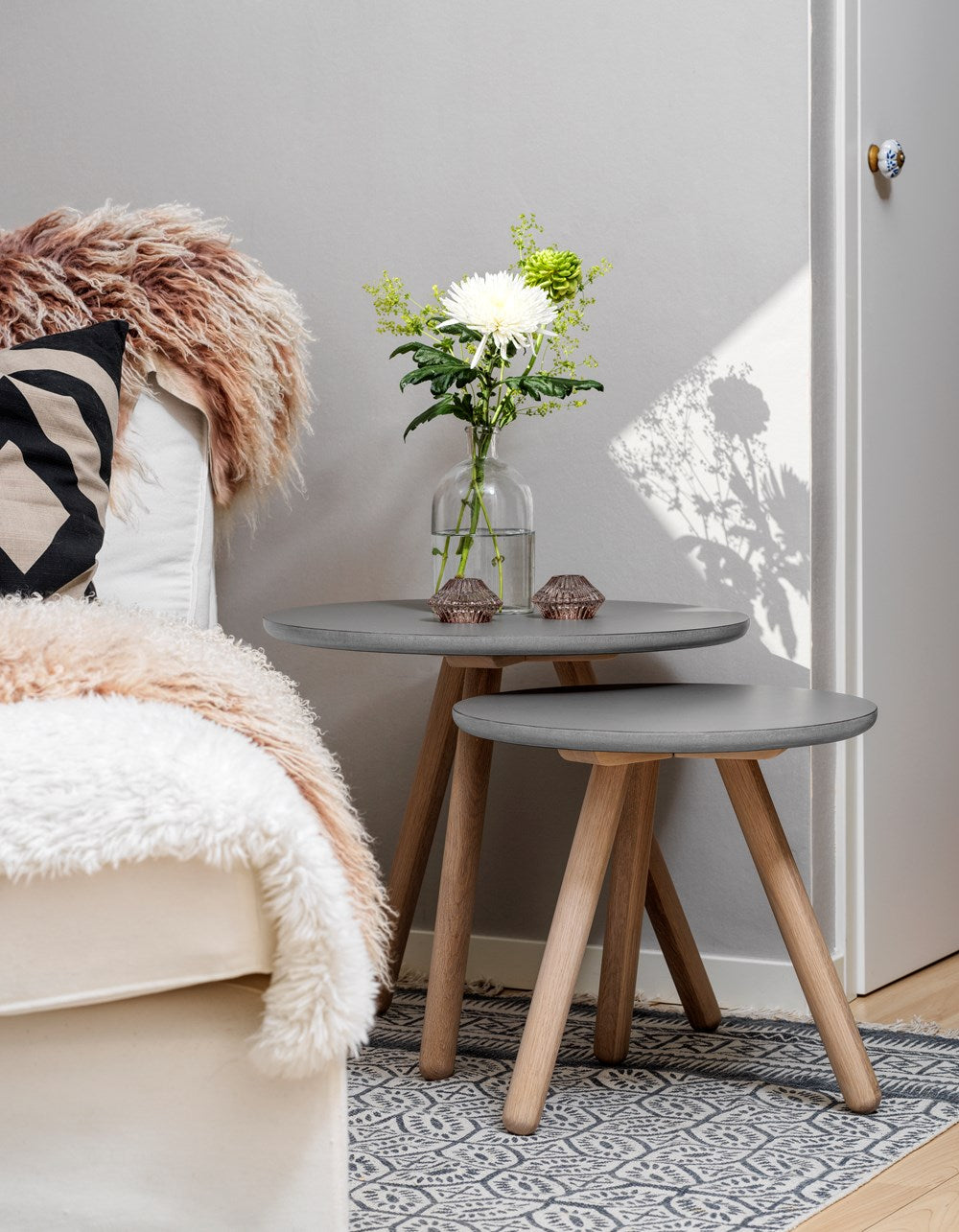RO Russ End Table Grey