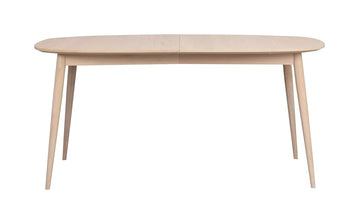 ROWICO Dawson Extending Dining Table Oval Whitewash