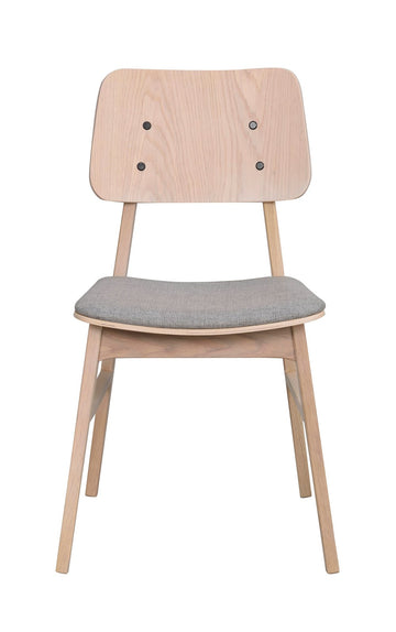 RO Nagano Chair Whitewash/Light Grey