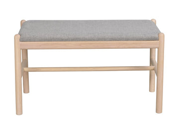 RO MILFORD BENCH WHITEWASH/GREY