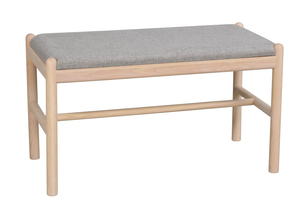 RO MILFORD BENCH WHITEWASH/GREY