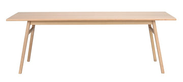 RO Nevis Extending Dining Table Whitewash