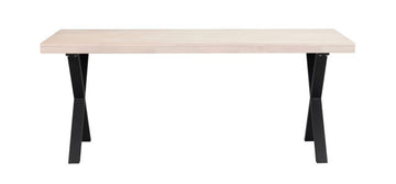 RO Brooklyn Extending Dining Table X 170x95 Whitewash/Black