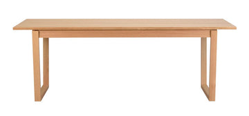 RO Colonsay Extending Dining Table Oak