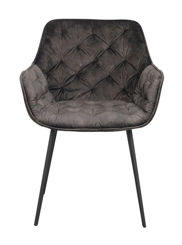 RO Gilroy Arm Chair Grey/Black