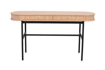 RO Haddington Console Table Whitewash/Black