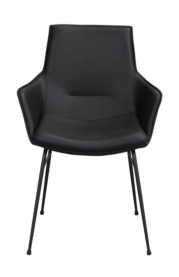 RO Lowell Fixed Arm Chair Black/Black