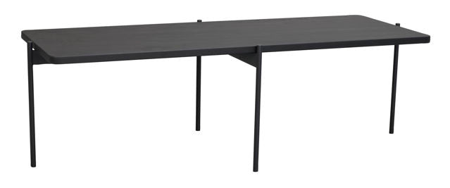 RO Shelton Coffee Table 145x60 Black/Black