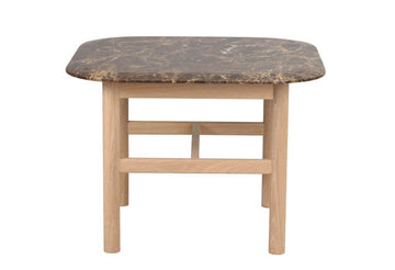 RO Hammond Coffee Table 62x62 Marble Brown/Whitewash