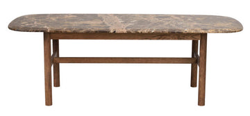 RO Hammond Coffee Table 135x62 Marble Brown/Brown
