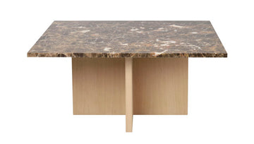 RO Brooksville Coffee Table Square Brown/Whitewash