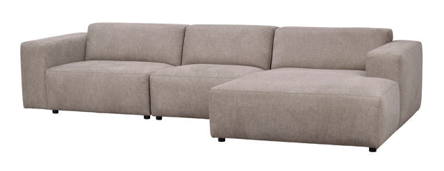ROWICO Willard 4-Seater R-Sofa Beige