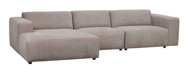 RO Willard 4-Seater L-Sofa Beige