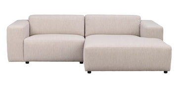 RO Willard 3-Seater R-Sofa Light Beige