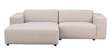 ROWICO Willard 3-Seater L-Sofa Light Beige