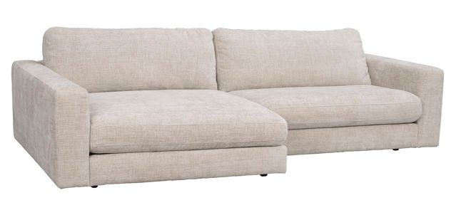 RO Duncan 3-Seater L-Sofa Light Grey
