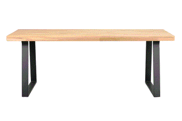 RO Brooklyn Extending Dining Table U 170x95 Oak/Black