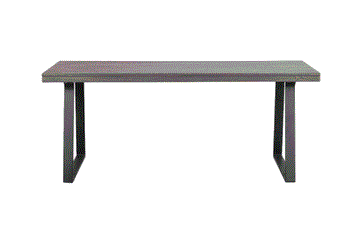 RO Brooklyn Extending Dining Table U 170x95 Dark Brown/Black