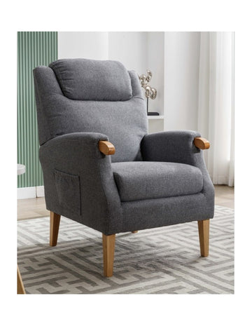 AM Lisbon Fireside Chair Grey