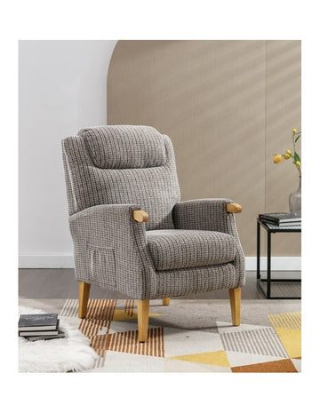 AM Lisbon Fireside Chair Latte