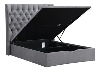 Clara Bed Storage Grey