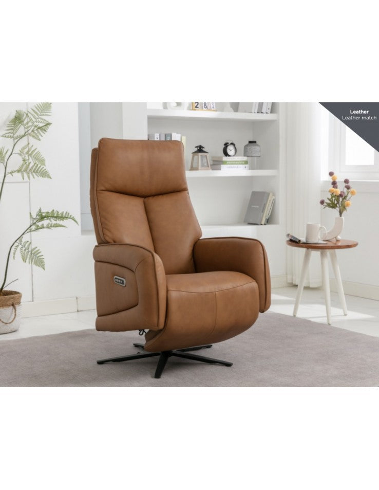 AM Prestige Swivel Chair Camel