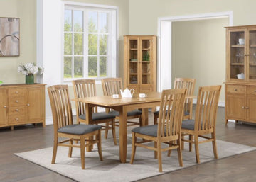 AM Kilkenny Oak 160cm Dining Set