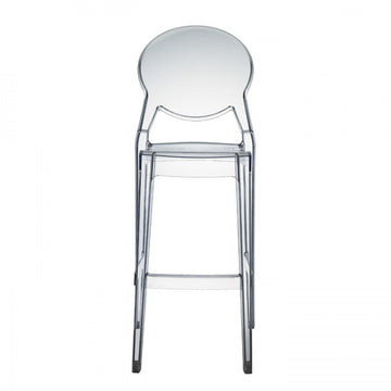 SC IGLOO STOOL Ghost Transparent 64 high