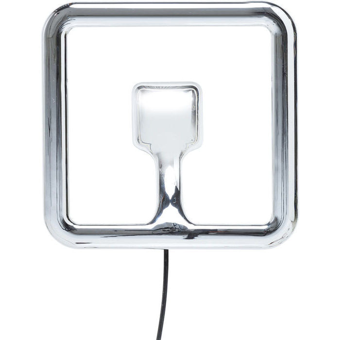 Wall Light Clip Square Chrome LED - Kian Furniture